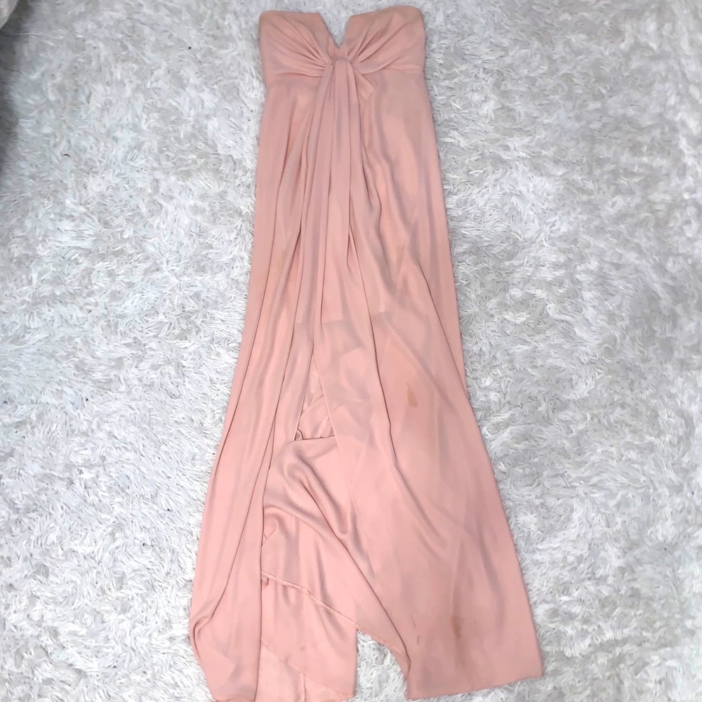 ASOS Beautiful pastel pink gown